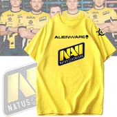 T恤衫 NAVI战队半袖 队服DOTA2刀塔反恐精英比赛服纯棉男可定制短袖