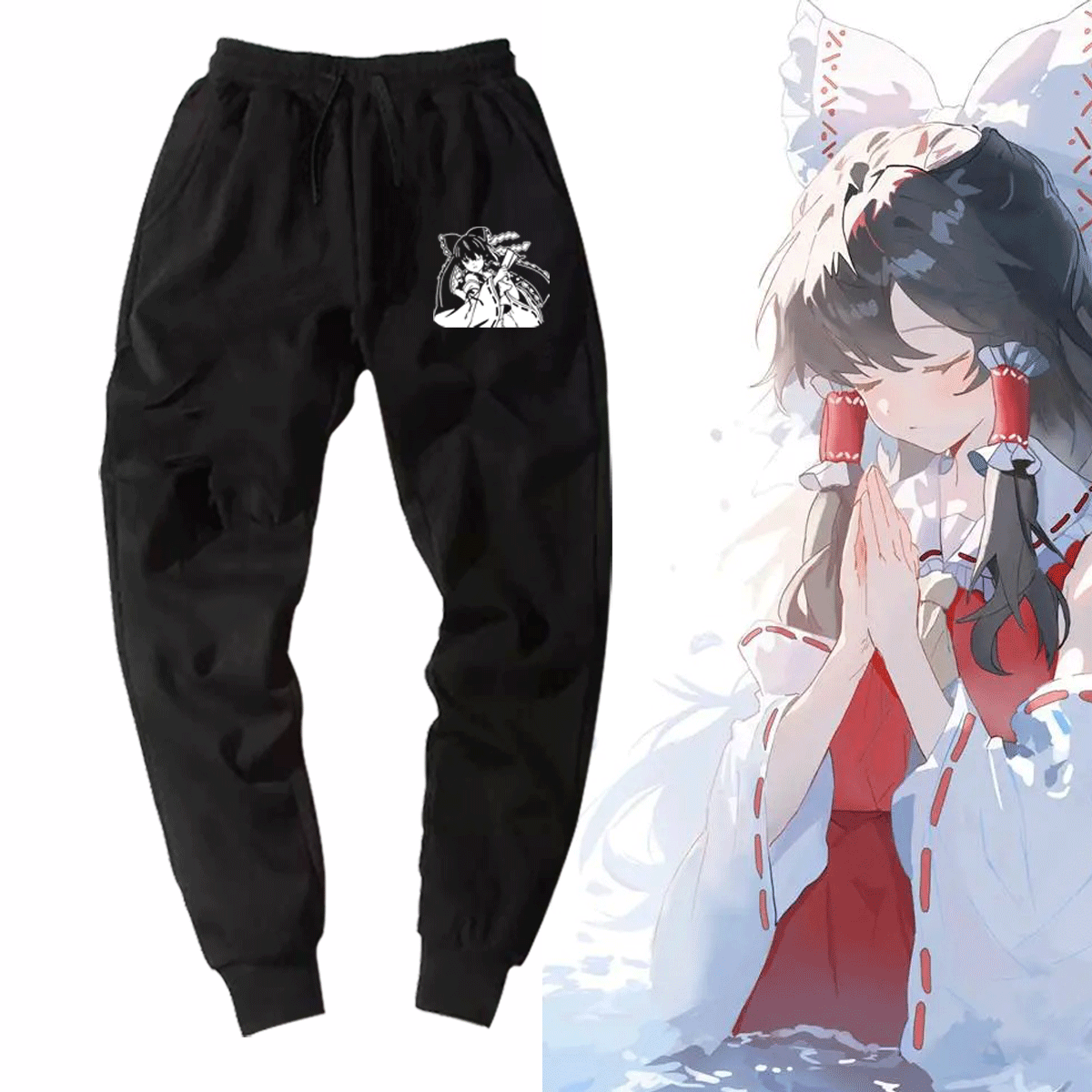 情侣休闲定制运动束口长裤