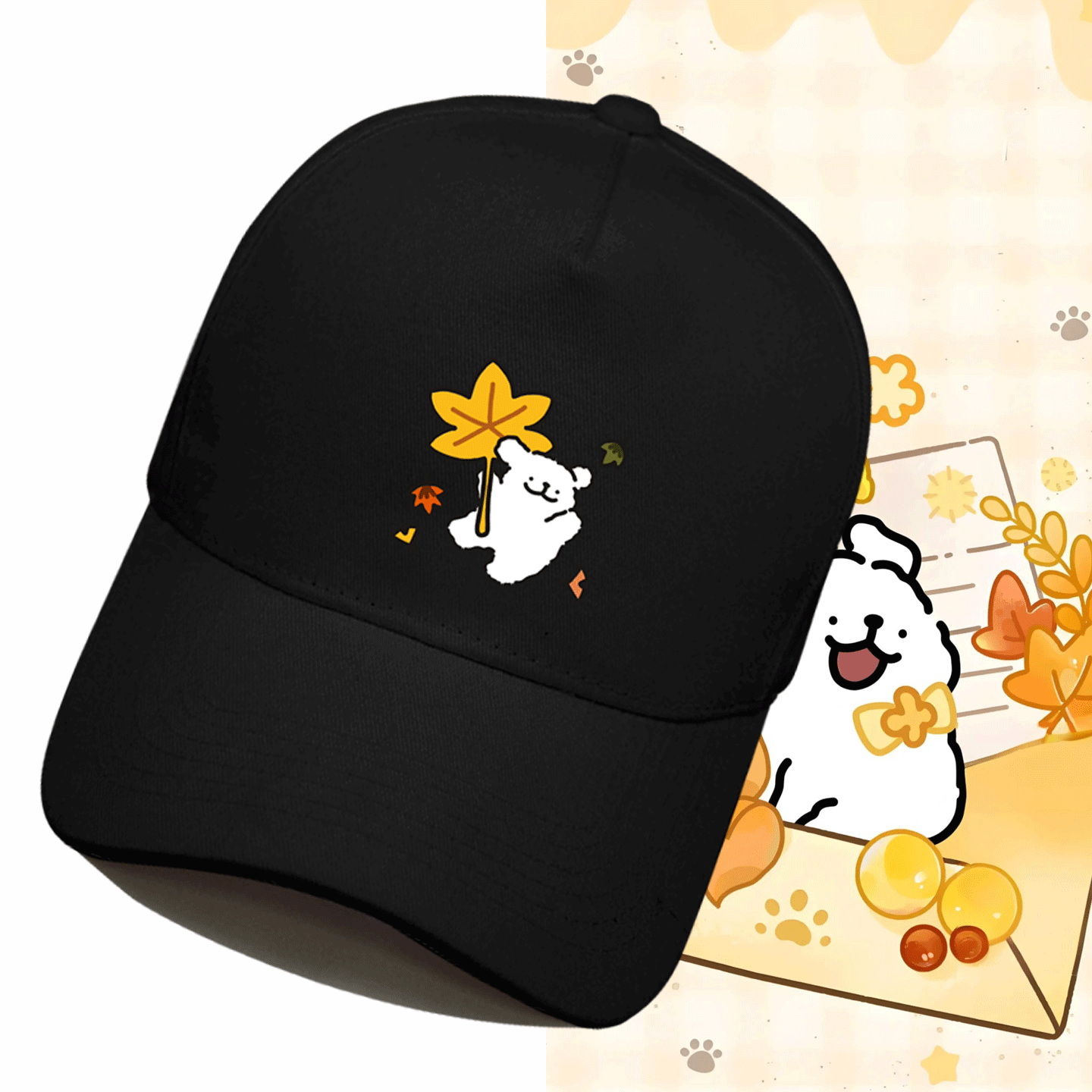 男女情侣二次元定制鸭舌帽棒球帽