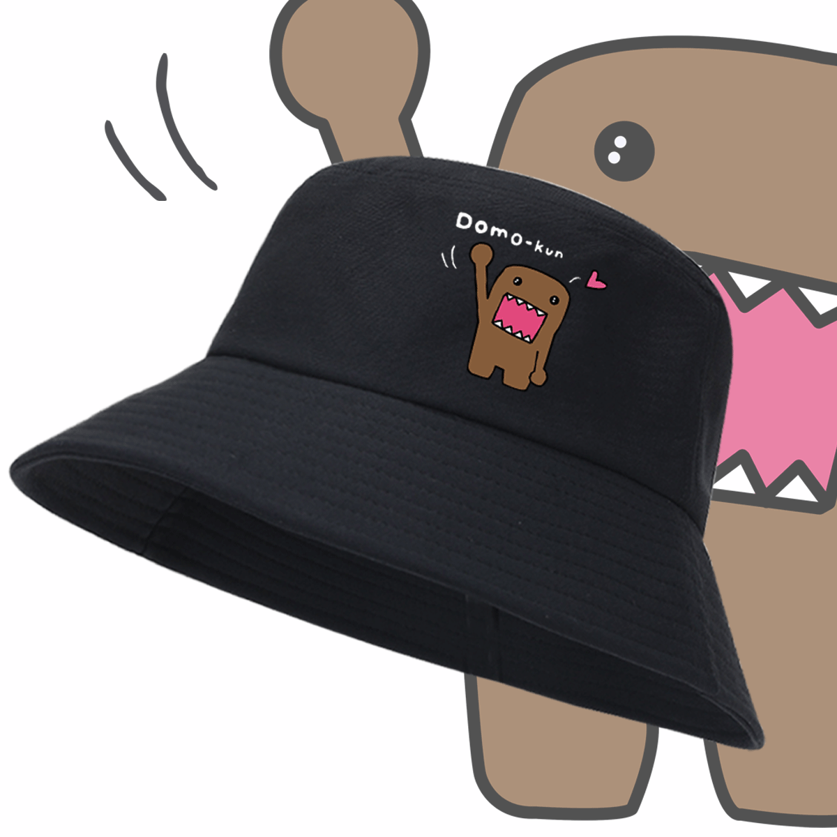 情侣盆帽可卡通定制遮阳渔夫帽