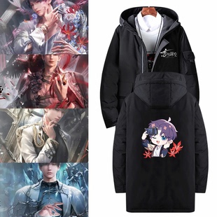 恋与深空周边可爱高颜值秦彻祁煜沈星回同人男女定制中长款羽绒服