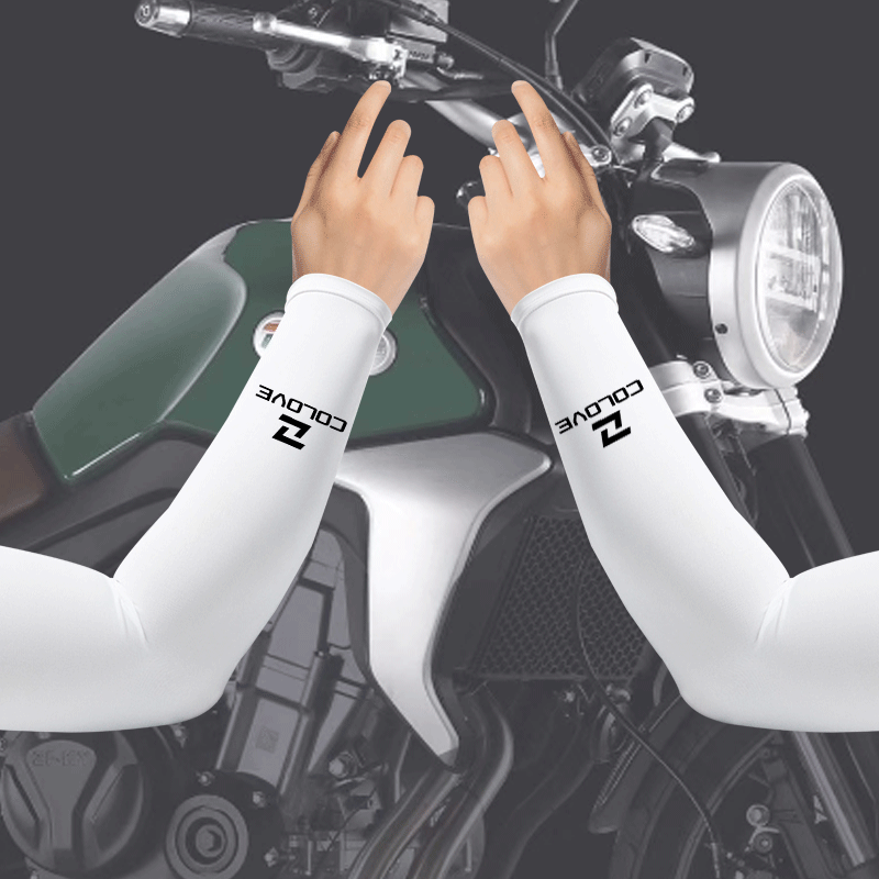 可定制珠峰凯越COLOVE机车摩托车500X骑行队男女冰丝套袖防晒冰袖