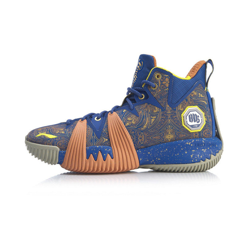 李宁篮球鞋badfive反伍一代怒放男子中帮篮球外场鞋abfq005