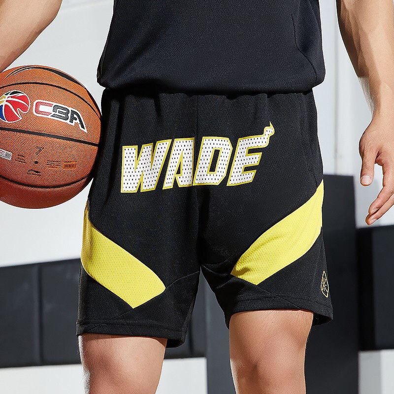 李宁男生短裤x漫威联名系列2022新品男子宽松运动比赛裤 aaps057