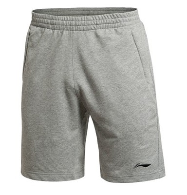 李宁短卫裤22夏季训练系列男子纯棉舒适短裤 AKSS795