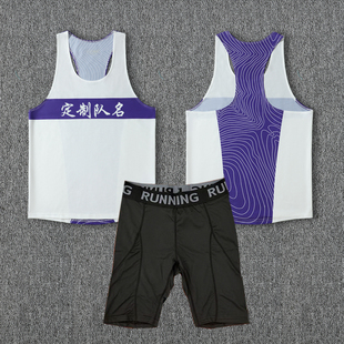 田径服男女体育生训练服体考背心比赛服运动服马拉松跑步宽政大学
