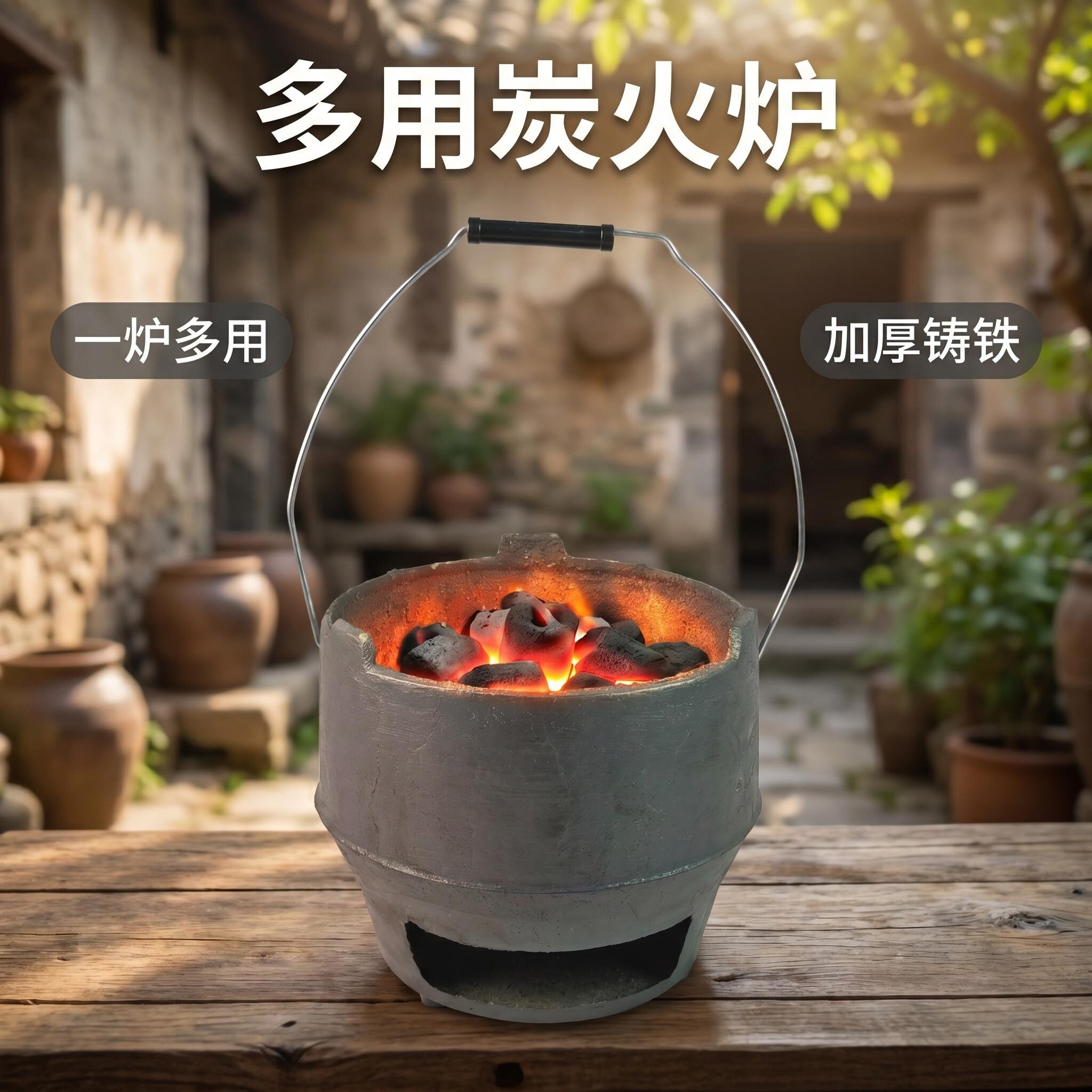 炭火炉取暖烧烤熏香煎烤炖煮