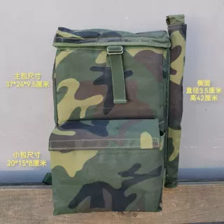 正品库存复古双肩包双肩背包军迷包具军迷收藏帆布背包 C型电台包