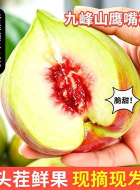 鹰嘴蜜桃子新鲜水果现摘顺丰包邮