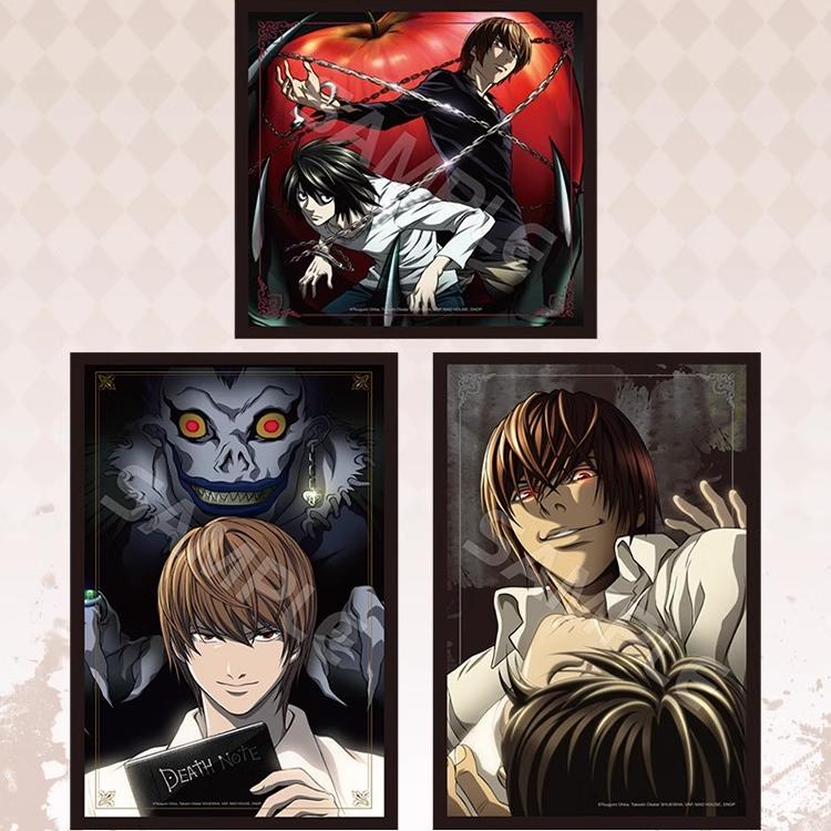 星河动漫正版 死亡笔记 L&夜神月锁链款 KILL款卡片色纸周边官谷