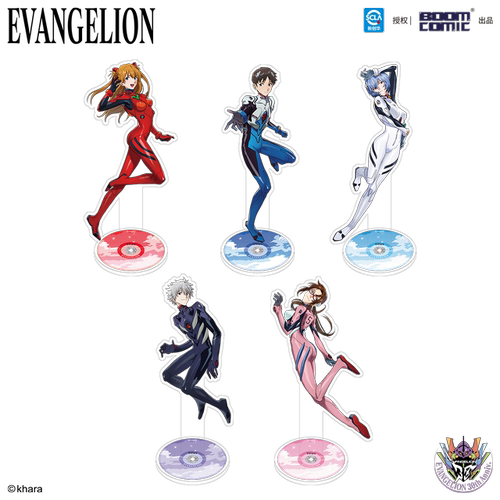 暴蒙正版 新世纪福音战士 碧落跃影系列 旋转立牌 动漫周边 官谷