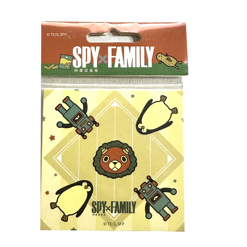官谷正版 间谍过家家便利贴本 学生实用文具二次元周边 次元书馆