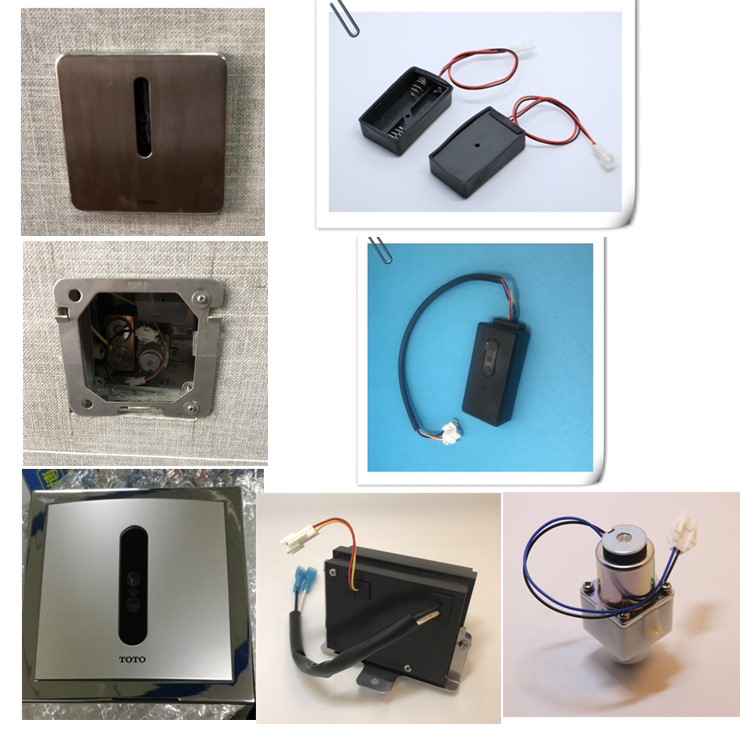 供应RRTOTO小便感应器 小便冲水阀DUE113/114小便器配件探头 电磁