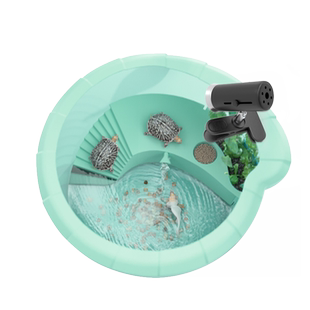 宠尚天乌龟缸家用饲养箱客厅养龟专用缸巴西龟鱼缸小型水族箱晒台