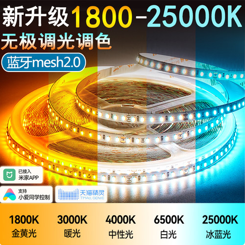 新升级低压24v5色变光LED灯带