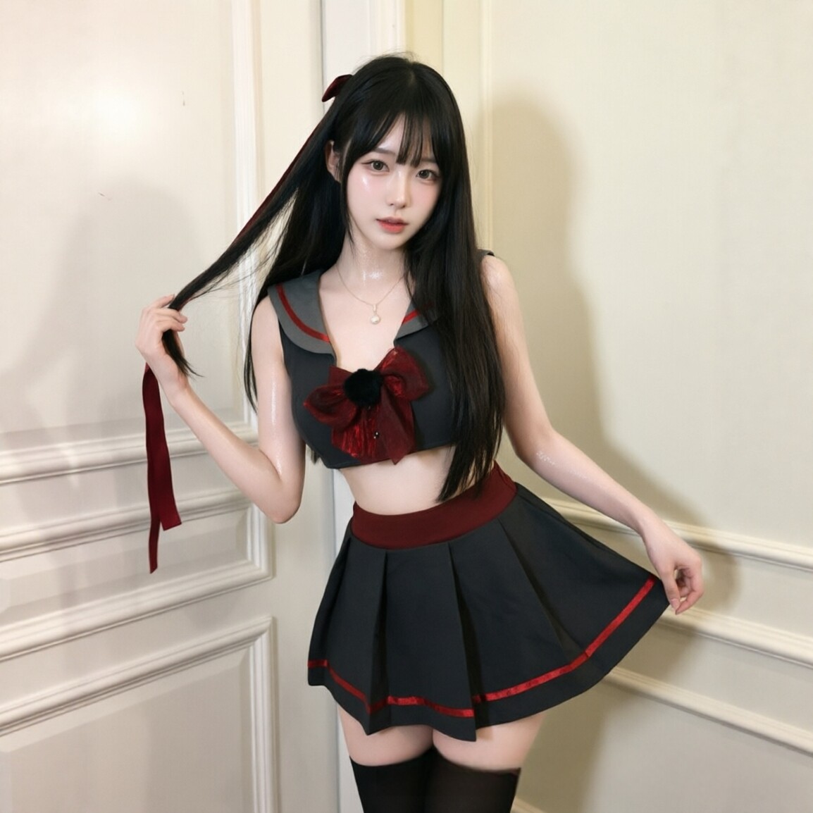 绝情嘿刀纯欲学院风制服性感jk短裙套装角色扮演免脱qq内衣诱惑装