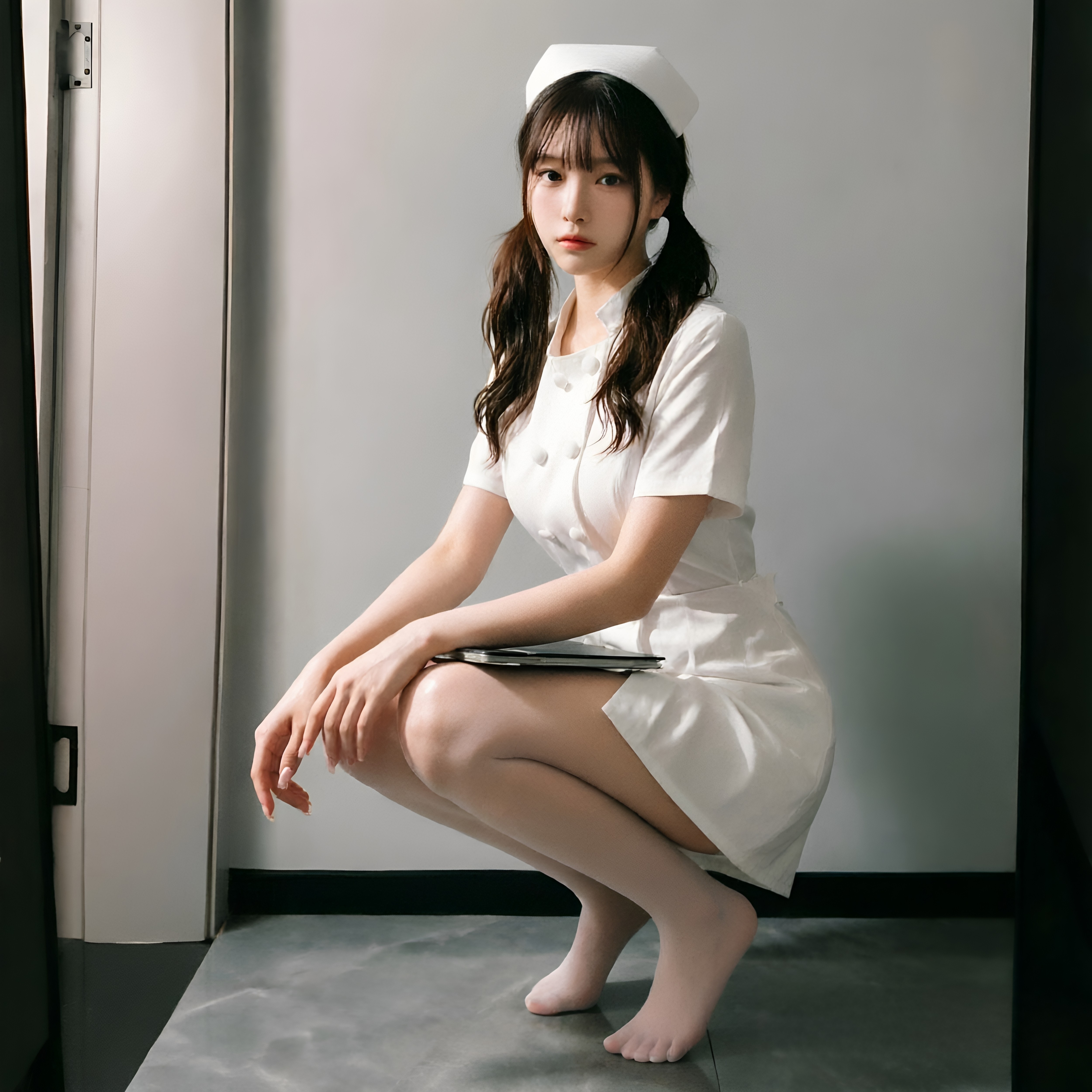 喵仆酱「病栋爱护」性感护士服制服角色扮演情侣升温睡衣趣味套装