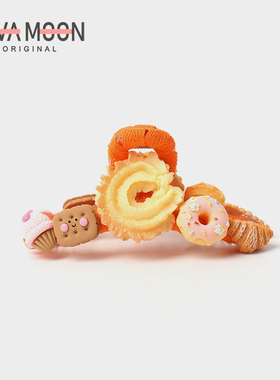 25新款小众原创设计可爱风气质发抓后脑勺鲨鱼夹高级感甜美发饰