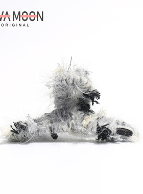 复古毛线抓夹简约发抓半扎发鲨鱼夹发量多发卡后脑勺抓夹发饰头饰