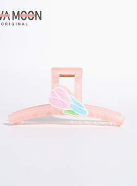 韩系甜美抓夹女大号可爱后脑勺盘发鲨鱼夹高级感气质发夹头饰发饰