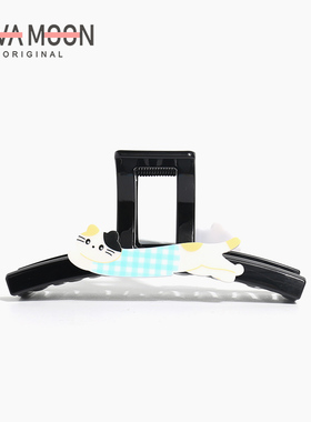 可爱百搭卡通小狗发量多小动物发夹新款高级感鲨鱼夹春夏发饰头饰