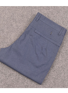 高端品质外贸原单孟加拉产德国男式休闲裤弹力直筒修身夏夏薄款长