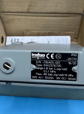 trafag压力开关 944.2378.700