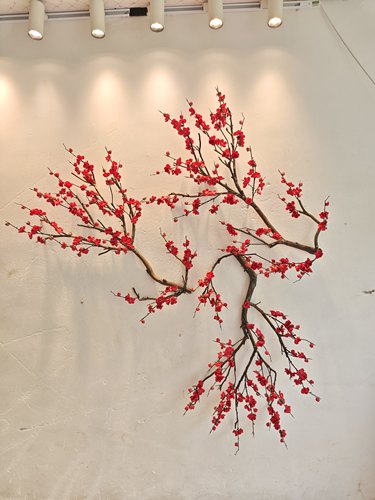 仿真腊梅花枝干树枝装饰家居摄影