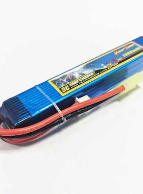 雷鹏11.1V 3S 1300mAh 25C小田宫插 MINI-TAMIYA气狗电条型锂电池