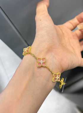 足金999黄金手链五花手链水贝黄金2026新款送礼物