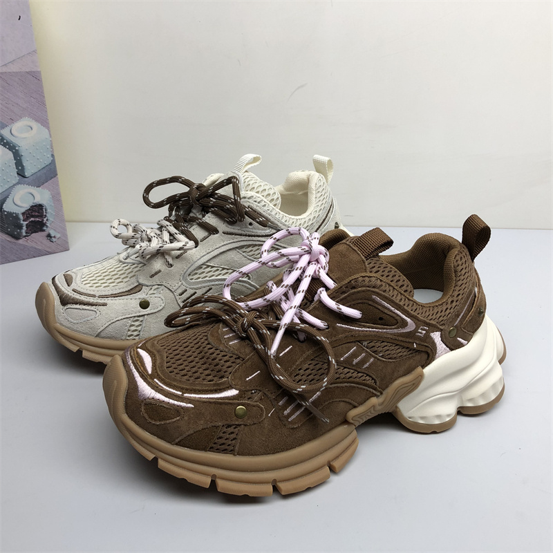 撤柜特价处理真皮老爹鞋女增高时尚圆头潮流街拍复古运动鞋女显瘦