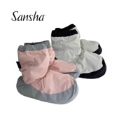 成人芭蕾舞艺考预热身短靴加绒室内跳舞鞋 三沙冬季 舞蹈生保暖鞋