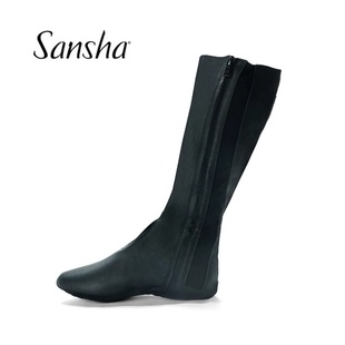 sansha/三沙舞蹈剧院靴 芭蕾舞拉链蒙古藏族民族舞软底皮靴BB23