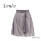 Sansha 三沙舞蹈裙成人芭蕾舞半身裙弹力网纱A字裙练功短裙中国舞