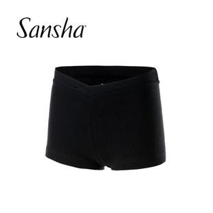 休闲裤 练功服三分短裤 莱卡棉D066C Sansha三沙芭蕾舞蹈裤 正品