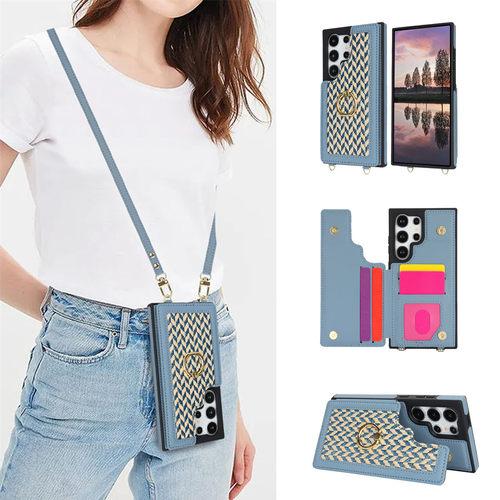 三星系列手机壳斜跨挂绳时尚女款