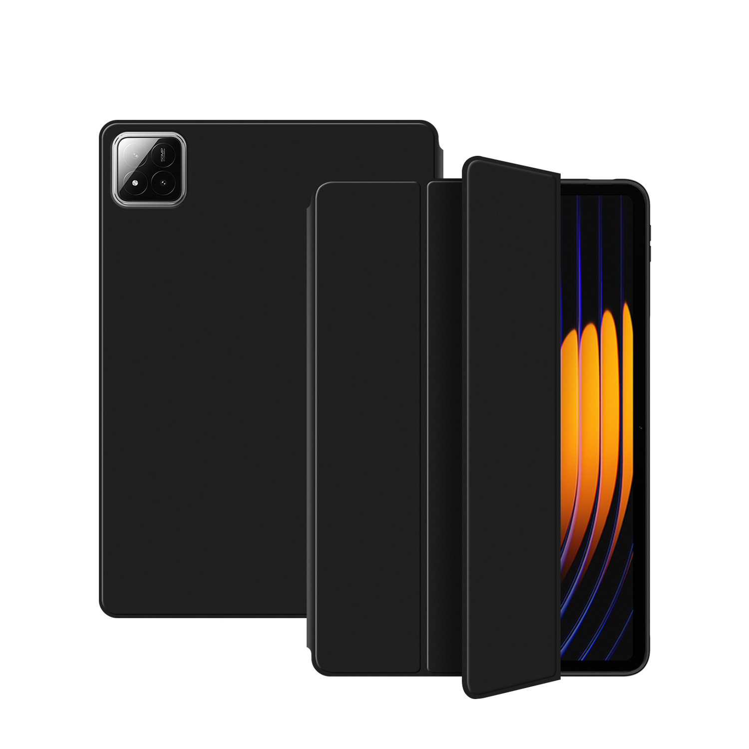 适用小米平板7Pro保护壳新款pad7保护套磁吸翻盖休眠支架壳小米7/6 pro时尚简约超薄外壳TPU软壳全包防摔