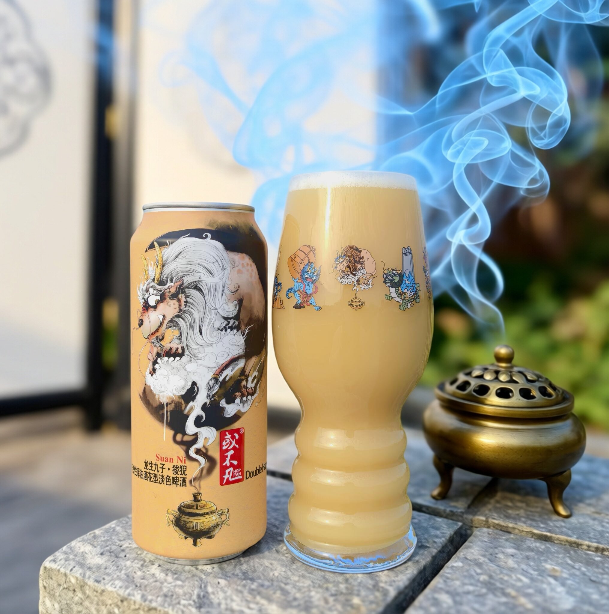 新品批次 或不凡狻猊啤酒 龙生九子系列 浑浊IPA精酿啤酒500ml罐