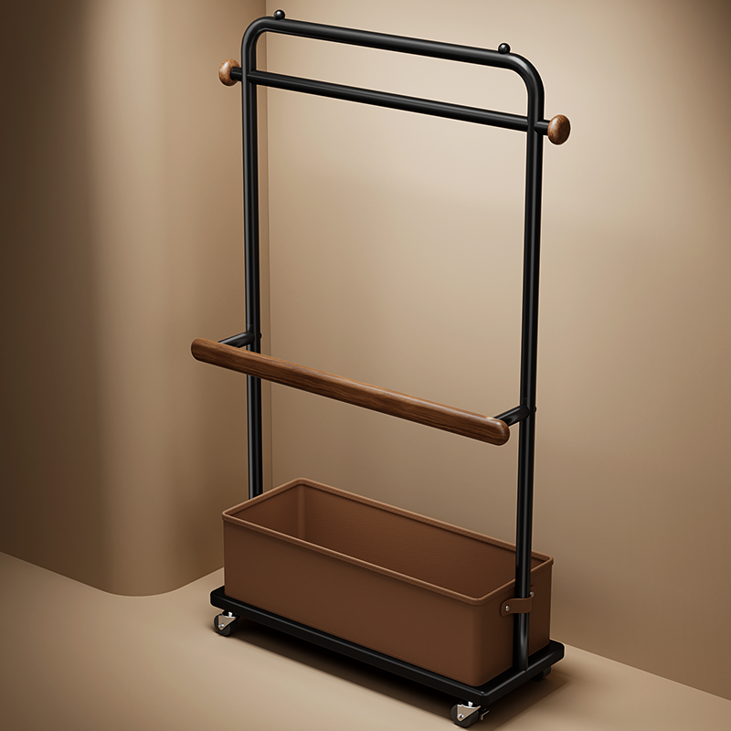 MUJ1同款榉木杆次净挂衣架