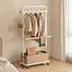 落地挂衣架可移动置物架小户型卧室床尾晚上放衣服神器次净衣帽架