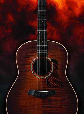 泰勒Taylor美国梦AD17E AD27美产全单板吉他 电箱 泰莱