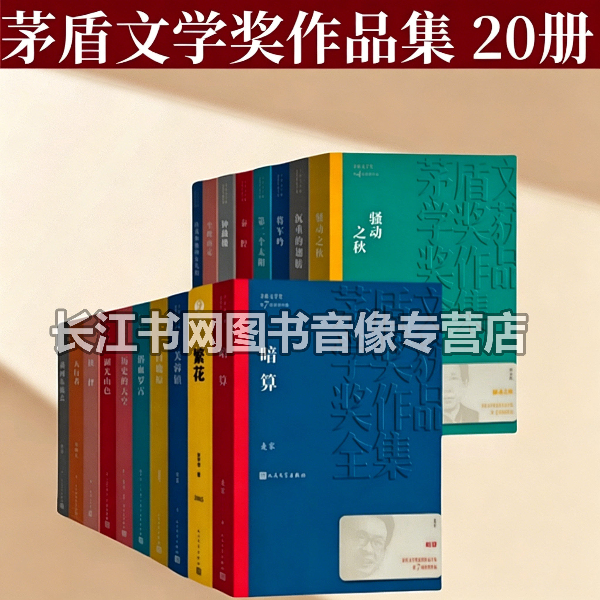 茅盾文学奖获作品全集套20册