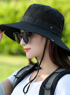 渔夫帽出游旅行女春夏季防晒遮阳