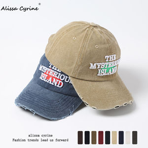 水洗做旧男女情侣帽子秋冬季时尚百搭网红棒球帽新款防晒鸭舌帽