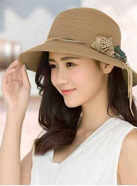草帽户外休闲女春夏季防晒遮阳潮