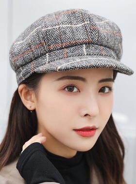 户外棒球帽八角帽女中老年人秋冬