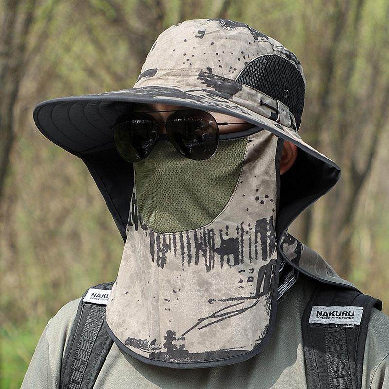 男士帽子春夏季钓鱼遮脸防晒帽户外骑车防紫外线渔夫帽休闲遮阳帽,服饰配件/皮带/帽子/围巾,帽子,淘宝优惠券,粉丝福利购,淘宝优惠卷