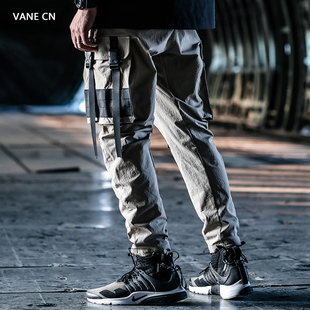 男 国潮大口袋束脚裤 ENSHADOWER隐蔽者2023AW机能弯刀裤 男休闲长裤