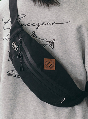 食钓ACROSS潮牌胸包男女腰包多功能装手机的跑步斜挎包运动单肩