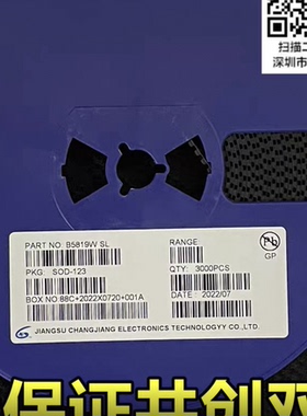 1N5819W B5819W 丝印:SL/S4 贴片SOD-123 封装1206 肖特基二极管